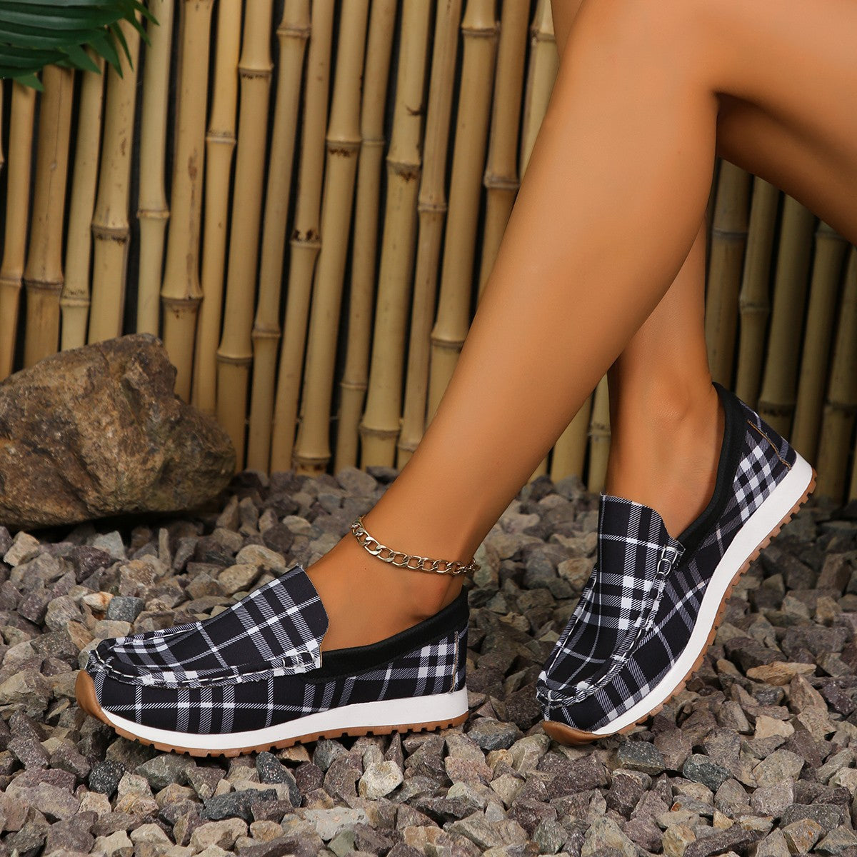 Women's Low-top European And American Slip-on Casual Shoes