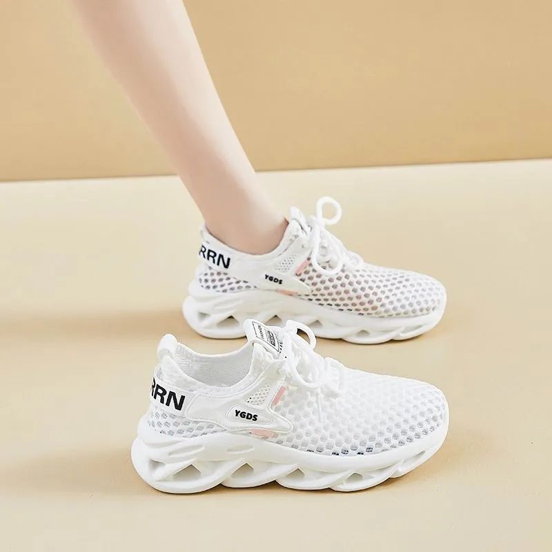 Summer Fly-knit Sneakers Versatile Mesh Breathable