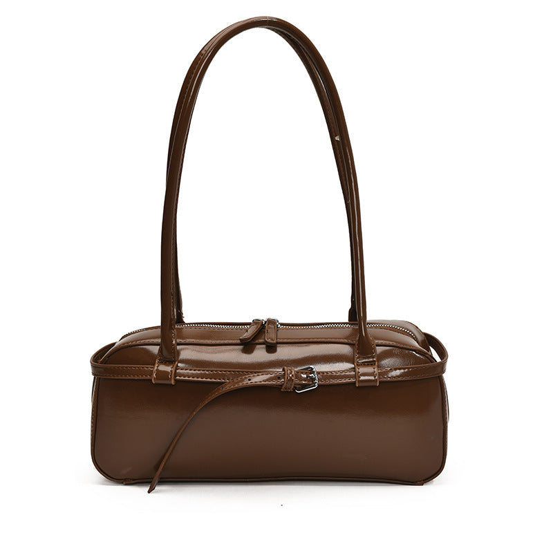 Leather Commuter Bag Handbag Underarm